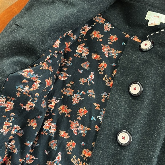 Beautiful Anthro wool coat - Picture 4 of 8